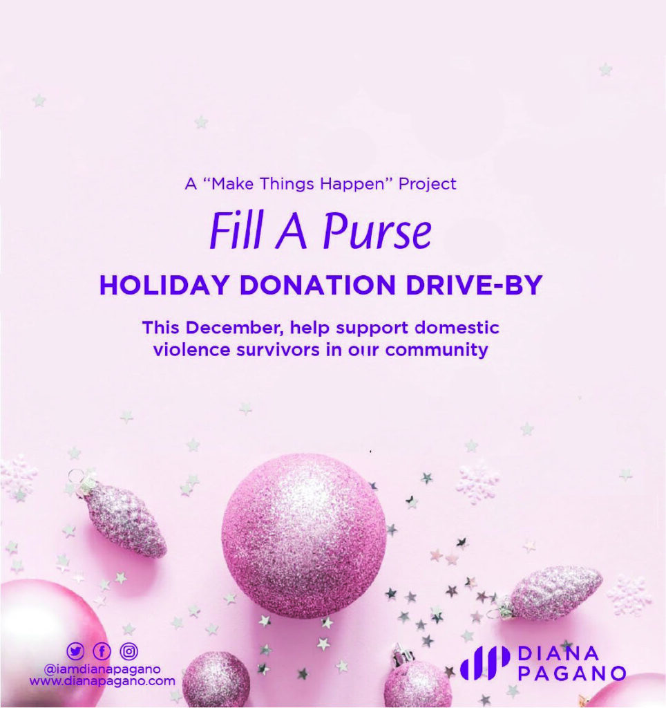 fill a purse holiday donation drive-by image